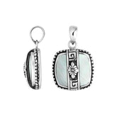 AP-6263-MOP Sterling Silver Pendant With Mother Of Pearl Jewelry Bali Designs Inc